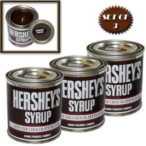  HERSHEYS SYRUP SCENTED CANDLE 8 OZ. NOW WITH 45% LONGER 