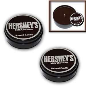  HERSHEYS CLASSIC CANDY 4 OZ. SCENTED CANDLE TIN (SET OF 2 