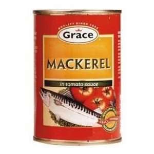 Grace Jack Mackerel In Tomato Sauce 5.5 Grocery & Gourmet Food