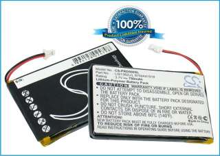 750mAh Battery For Sony Portable Reader PRS 500, PRS 500U2, PRS 505 