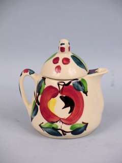 Small Tea Pot by Purinton Pottery   Apple Pattern  