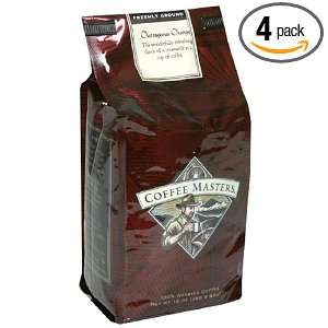 Coffee Masters Flavored Coffee, Outrageous Orange, Ground, 12 Ounce 