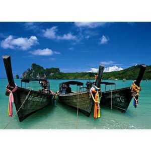  Thailand Boats 500pc Jigsaw Puzzle Toys & Games