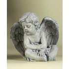 Roman Cherub Angel Garden Indoor Outdoor Statue Sitting 9 inch 42526b