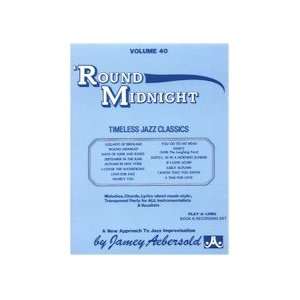  Jamey Aebersold Vol. 40 Book & CD   Round Midnight 