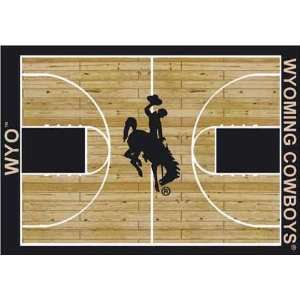  NCAA Home Court Rug   Wyoming Cowboys: Home & Kitchen