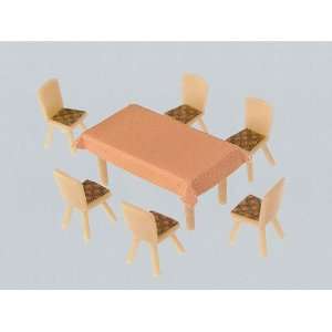  TABLES & CHAIRS   FALLER HO SCALE MODEL TRAIN ACCESSORIES 