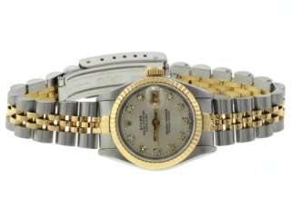 Rolex Datejust 69173 Oyster Perpetual Solid 18K Y. Gold / Stainless 