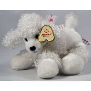   Plush Pet Animal Poodle Puppy Dog with Bow Gift NEW 
