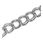 VistaBella Solid 925 Sterling Silver Chain Round Link Bracelet