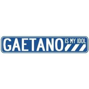  GAETANO IS MY IDOL STREET SIGN