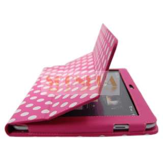 Leather Cover Case For Samsung Galaxy Tab 10.1 P7510 P7500 Pink 