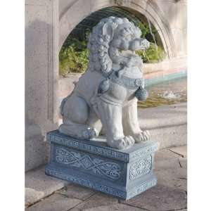  Giant Foo Dog of the Forbidden City Sculpture   Set of Two 