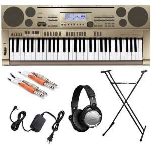  Casio AT 3 Keyboard ESSENTIALS BUNDLE w/ Stand, Cable 