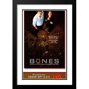 Bones (TV) 20x26 Framed and Double Matted TV Poster   Style A   2005