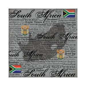  Scrapbook Customs   World Collection   South Africa   12 x 