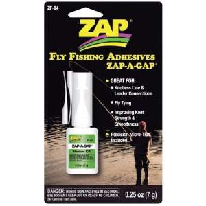  ZAP A GAP  Fly Fishing Adhesives