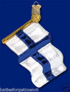 FLAG OF FINLAND OLD WORLD CHRISTMAS ORNAMENT 36140  