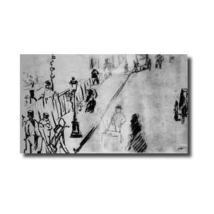 Rue Mosnier C1878 Giclee Print 