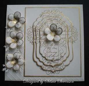 Heartfelt Creations Vintage Cross Cling Rubber Stamps  
