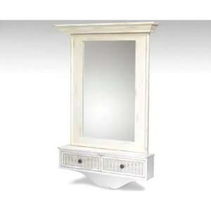  White Craft M215001 Cabbage Key Hall Mirror in Weathered 