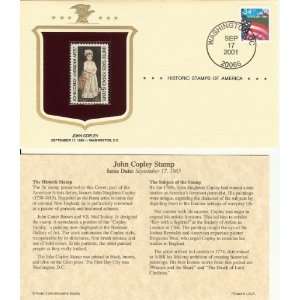 Historic Stamps of America John Copley Stamp Issue Date: September 17 
