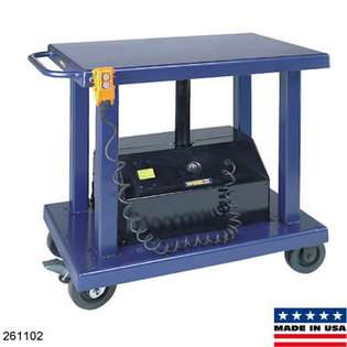 Wesco Powered Lift Table 2000lb Cap 24 x 36 Top 30.5   47.5 Range 