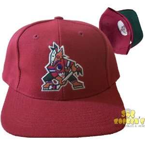   Dark Red Vintage Snapback Hat Cap Retro 90s Era: Sports & Outdoors