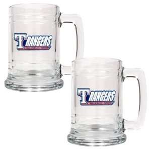 Texas Rangers Set of 2 Beer Mugs 