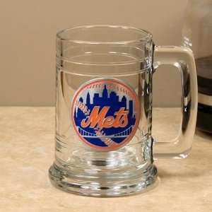  Great American Products GT2118 Glass Tankard   NY Mets 