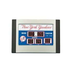  New York Yankees 6.5x9 Scoreboard Desk Clock Sports 