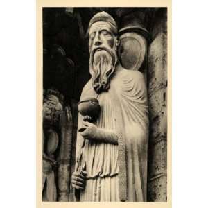  1937 Melchizedek Chalice Holy Grail Sculpture Chartres 
