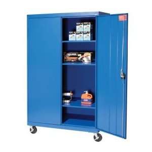  Mobile Storage Cabinet 46x24x66 Blue 