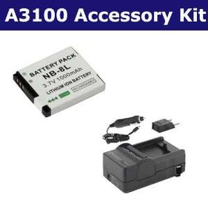   Camera Accessory Kit includes: SDNB8L Battery, SDM 1517 Charger