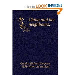   neighbours; Richard Simpson, 1838  [from old catalog] Gundry Books