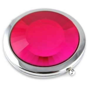   Regular And Magnify Dual Sided Mirror   Pink
