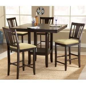  Hillsdale Arcadia 5 Piece Counter Height Dining Set: Home 