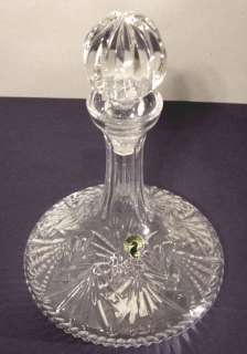 Waterford Branwell Ships Decanter Topper Crystal New  