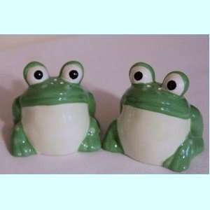  Green Frog Salt & Pepper Shakers, Set: Everything Else