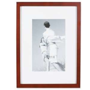 Lawrence Frames 765546 4 x 6 Picture Frame in Black Matted Size: 4 