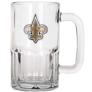 New Orleans Saints Large Glass Beer Mug 