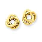 goldia 14k gold love knot post earrings