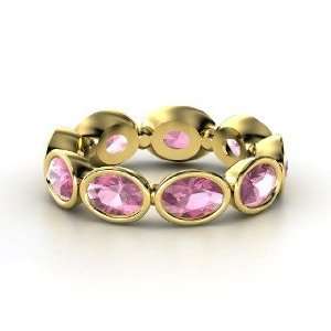    Cloud Nine Ring, 14K Yellow Gold Ring with Pink Tourmaline Jewelry