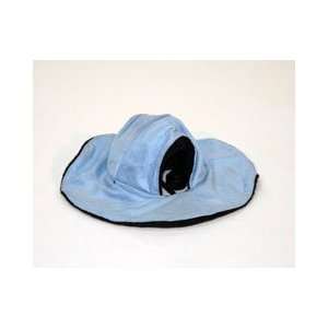Rain and Sun Blocking Faux Suede Dog Hat (Lt. Blue, Size 2)  