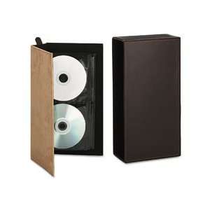  Prosleeve CD Album, 64 Capacity (CD or DVD), Brown Koskin 