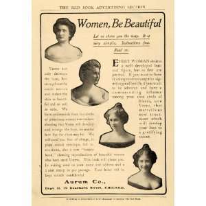   Ad Aurum Company Women Vestro Developed Bust Size   Original Print Ad