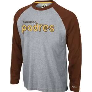  Padres Cooperstown Sidearm Long Sleeve Jersey Shirt