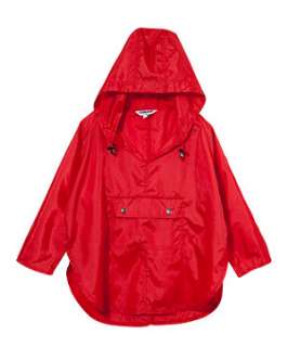 Sunset Red (Red) Teens Pull On Hooded Cape  238385664  New Look