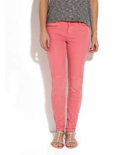 Coral (Orange) Panelled Zip Cuff Skinny Jeans  239529383  New Look