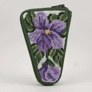    Scissor Case   Violets   Needlepoint Kit: Arts, Crafts & Sewing
